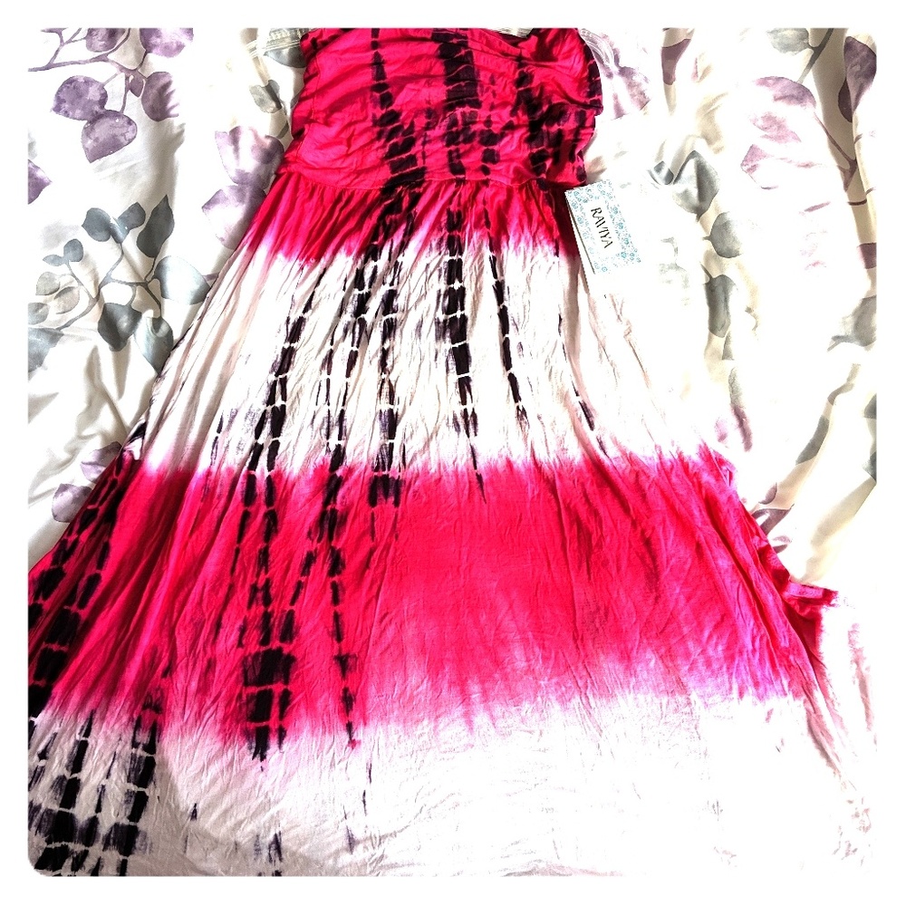 NWT Sundress size Large. Flowy material never word
